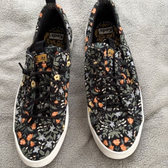 Keds x Rifle Paper Co. Slip-on Tennis Shoes- Size 10- worn once! - Picture 1 of 1